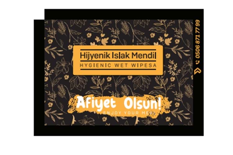 ÖZEL BASKI HİJYEN MENDİL 6*8 - 1000 ADET